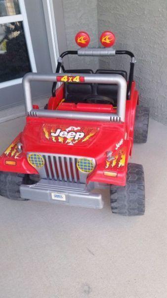 Power Wheels Jeep....in good working condition