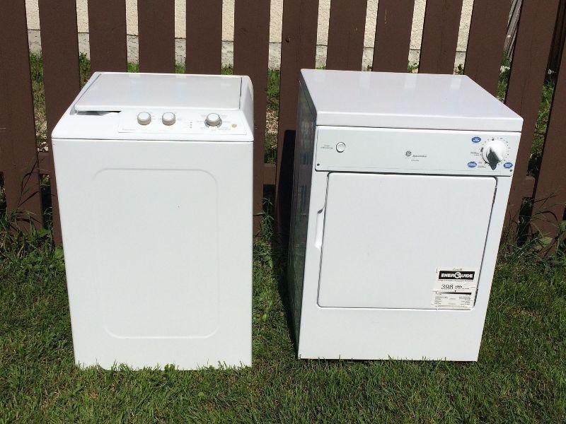 Portable Kenmore Washer and Portable GE Dryer