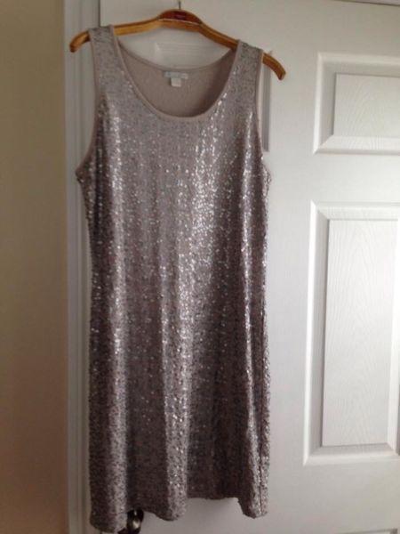 Wanted: Size 16 Silver Sequin Dress