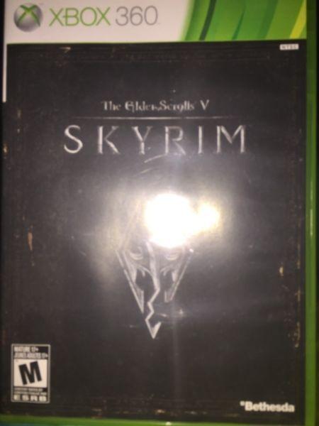 Skyrim Elder Scrolls V Xbox 360