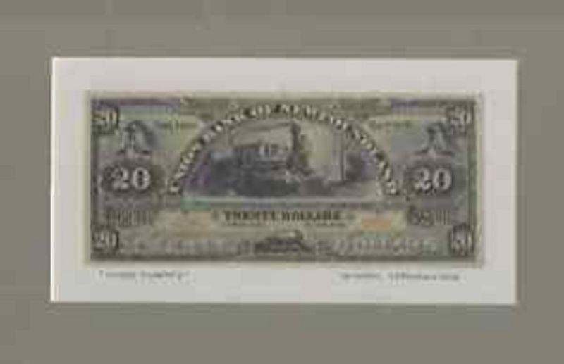 1889 Historic Reproduction of Union Bank of  $20.00