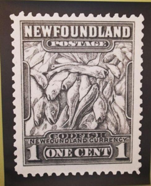 and Labrador Poster Stamp - Codfish