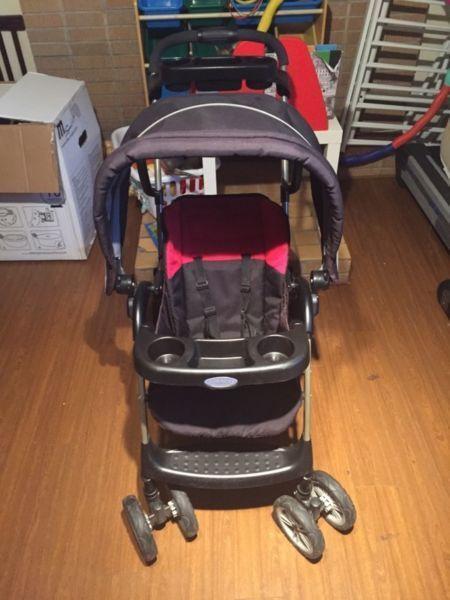 Graco sit and stand double stroller