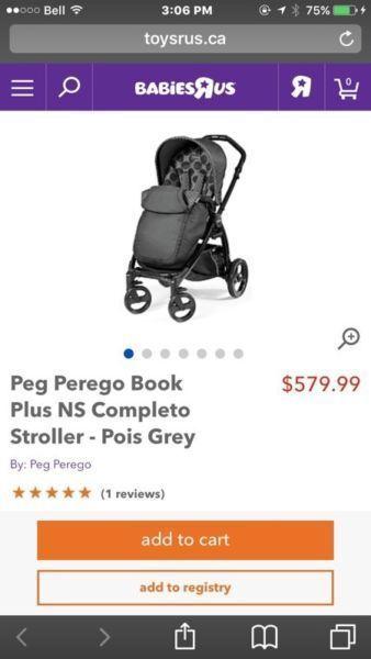 Peg perego book plus NS stroller