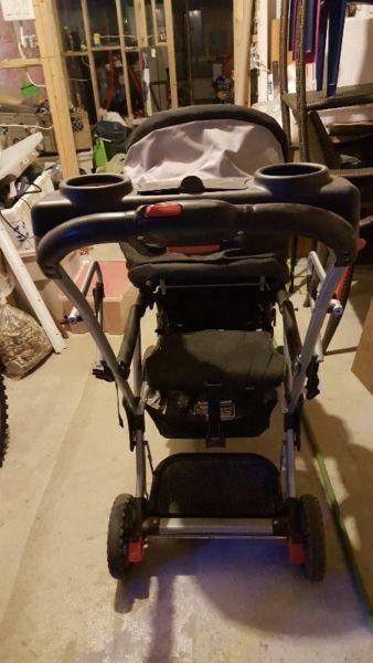 Sit and Stand Stroller - fits baby and toddler