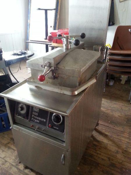 Tables and chairs ---Henny penny 500 electric pressure fryer