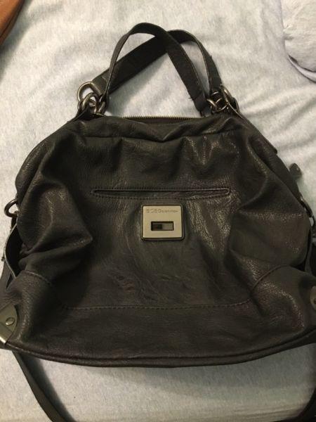 Black leather BCBG purse