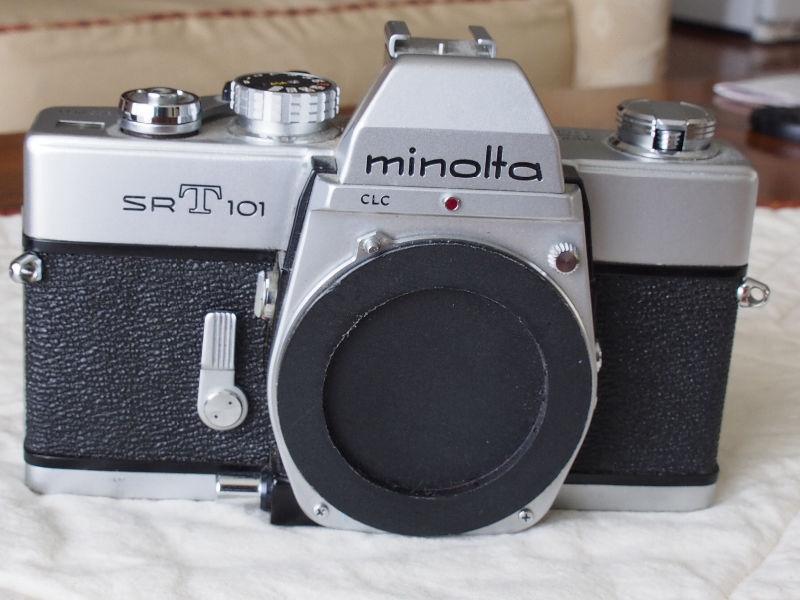 Minolta Film camera kit with micro four thirds adapter