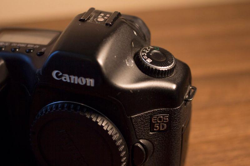 Canon 5D with accessories
