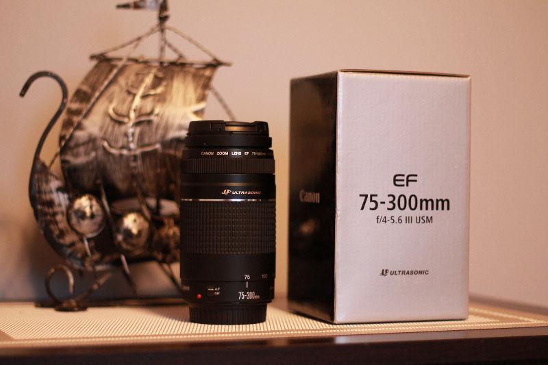 Canon EF 75-300mm f4-5.6 III USM FOR SALE