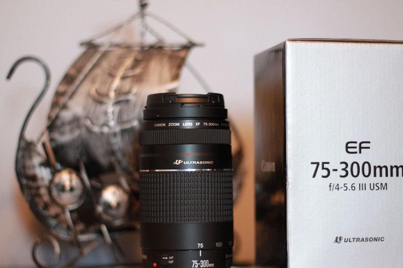Canon EF 75-300mm f4-5.6 III USM FOR SALE