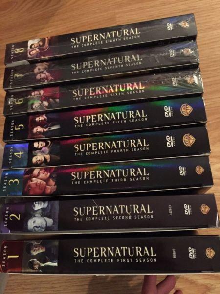 Supernatural Seasons 1-8