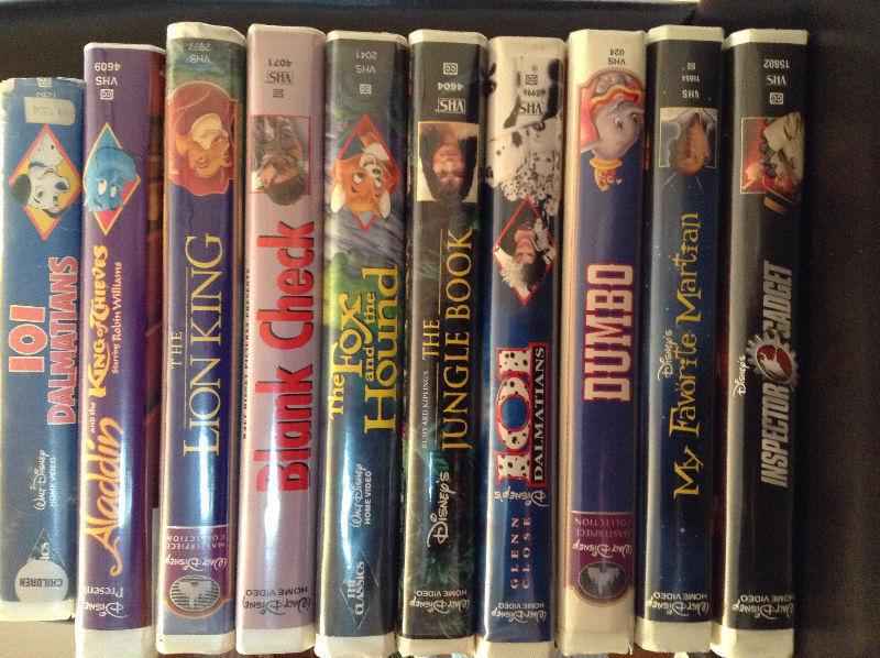 VHS Disney Classic Movies