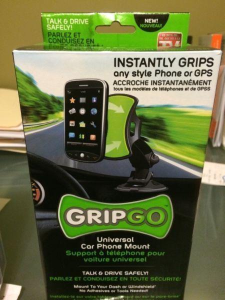 GripGo Universal car phone mount