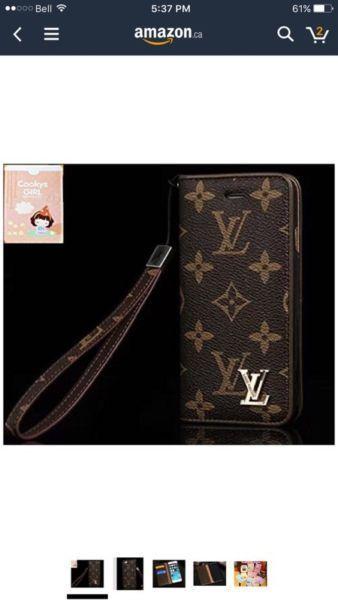 iPhone 5 with Louis Vuitton Wallet Case