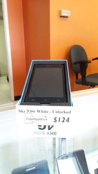 Sky 5.0w White Brand New 14 month warranty