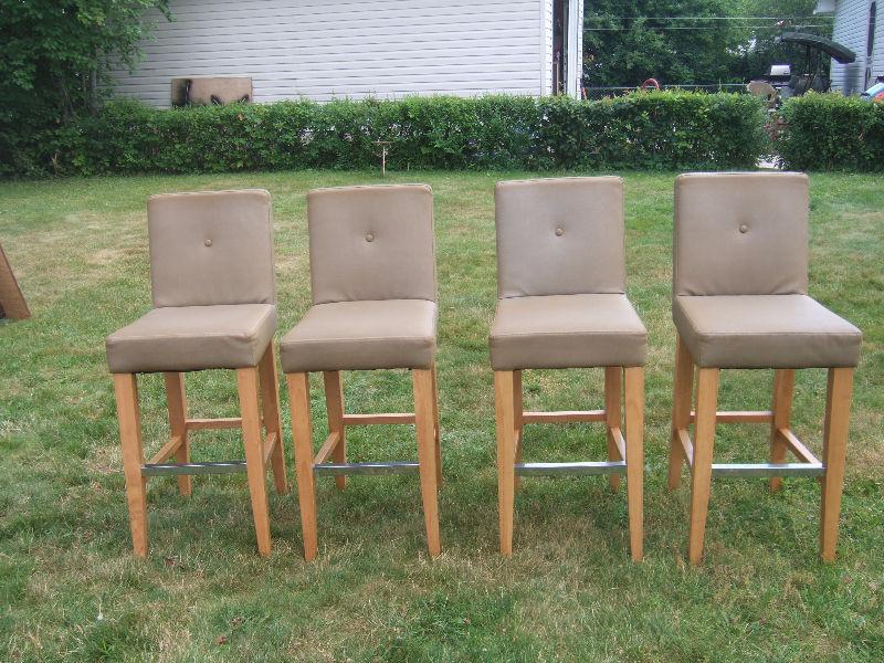 4 nice bar chair;s NOW ONLY $45 EACH