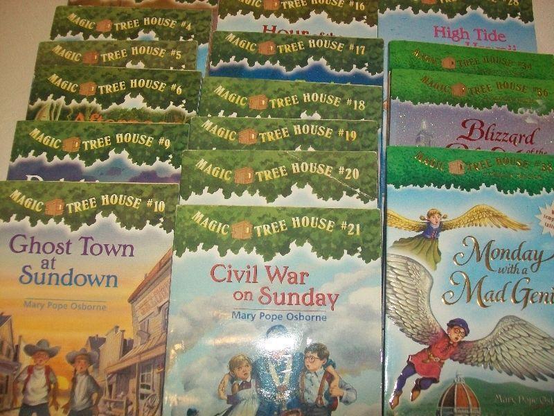 23 Magic Tree House Children's Chapter Books - All different