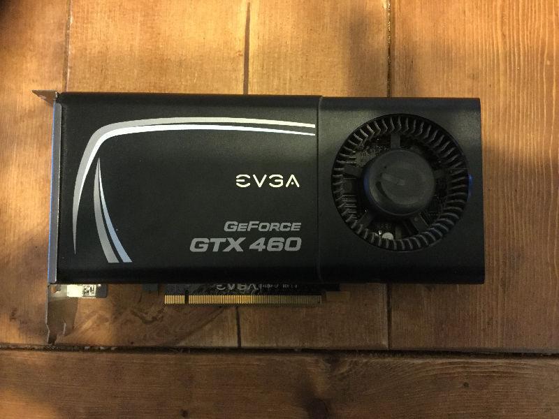 EVGA GTX 460 graphics card video card 1GB DDR5