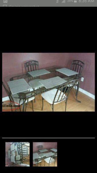 Table and chairs $ 150