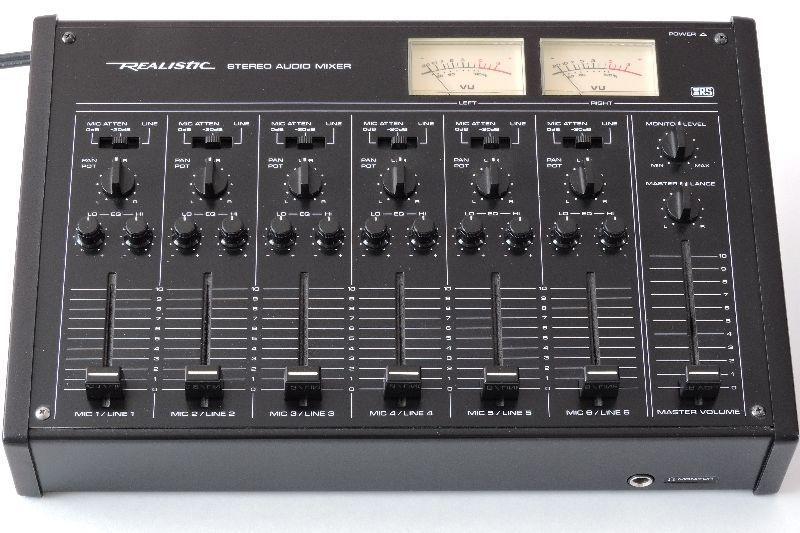 REDUCED - 6 Channel Audio Mixer