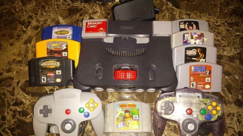 N64 bundles and controllers