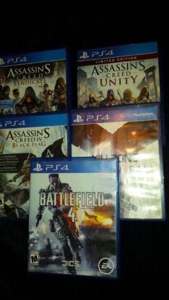 Ps4 with 5 games
