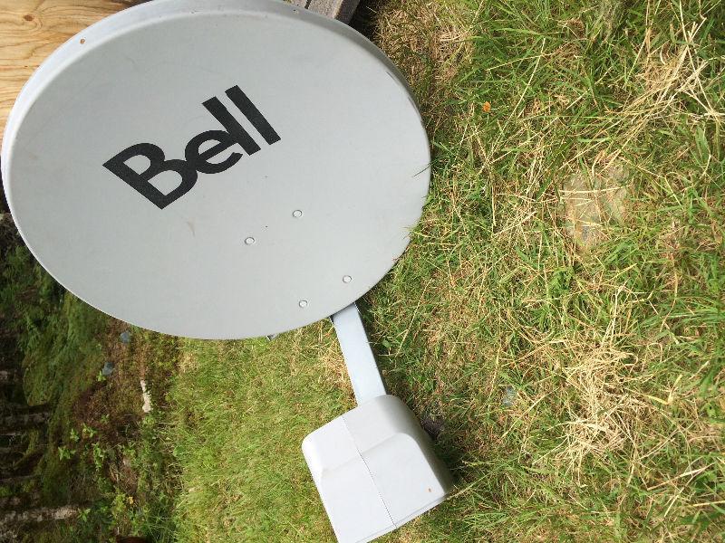 Bell Satelite dish with 2 new transformers