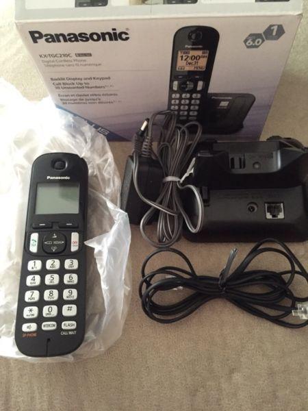 Panasonic KXTGC210B Cordless Phone