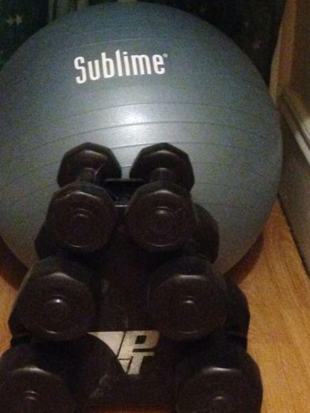 Free Weights & Exercise Ball