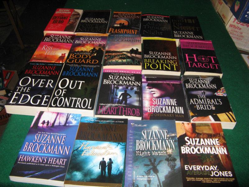 suzanne brockmann books $1 each or $15 for the lot