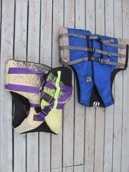 Large and XXL water skiing or boating life jackets $ 12 each