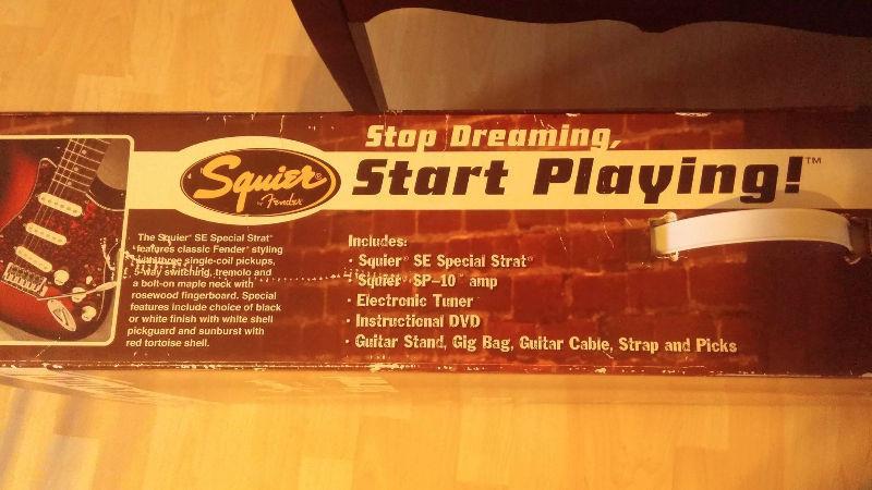 Squier SE Special Strat with Squier SP-10 Amp-- $125 OBO
