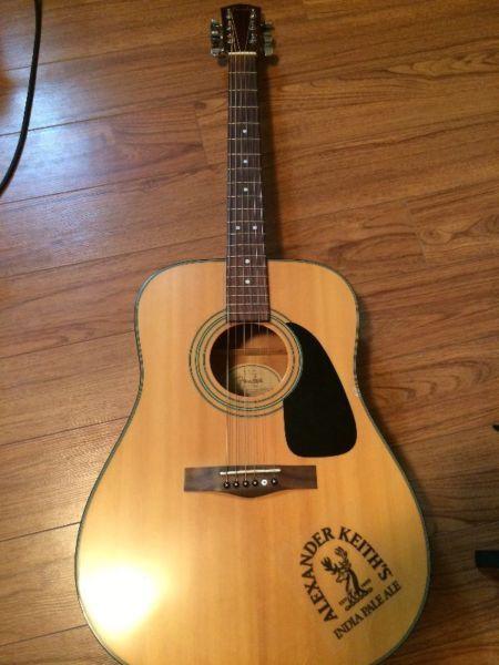 Alexander Keith's Edition Acoustic Fender with Soft Cover GigBag