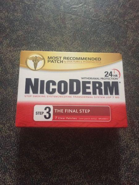 Nicoderm step 3 7mg patches