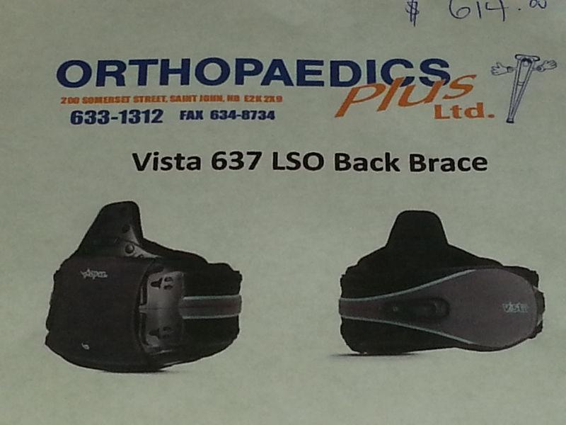 Wanted: Vista 637 LSO back brace needed!!!