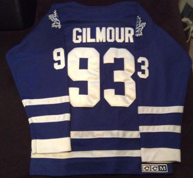 Toronto Maple Leafs Jerseys! Gilmour and Potvin!