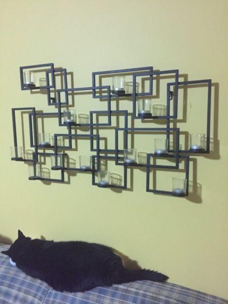 Candle wall hanging