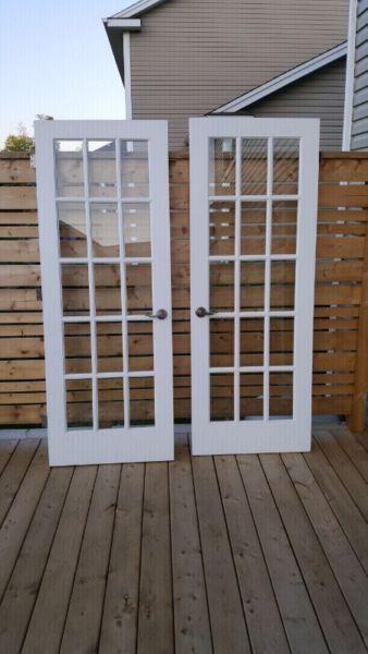 French doors for sale 30 inch x 80
