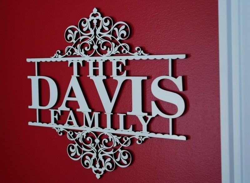 Custom Family Name signs