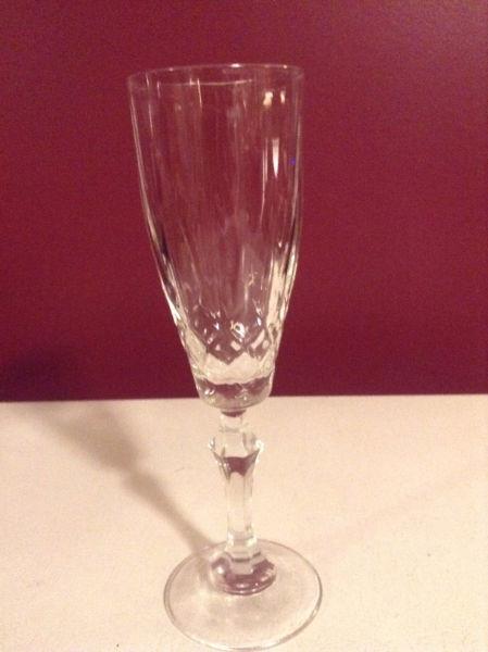 Free! One Crystal Champagne Glass