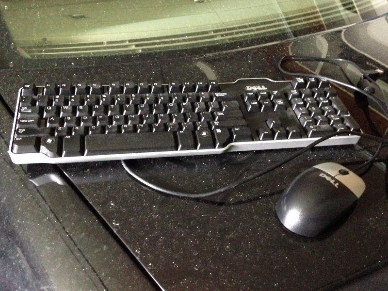 Dell Keyboard and Dell Mouse