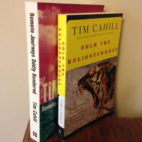 2 Travel/Adventure books by Tim Cahill