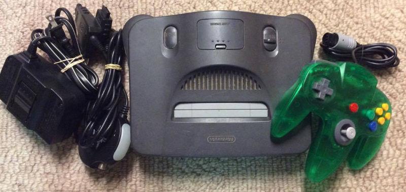 Nintendo 64 With Controller and 5 Games!