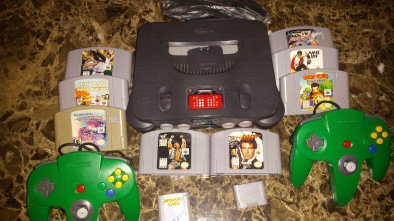 N64 bundles and controllers