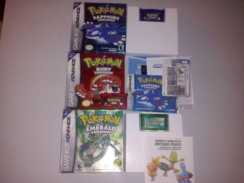 Pokemon Ruby, Sapphire & Emerald