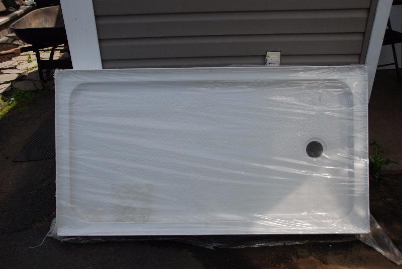 Shower base and tempered glass