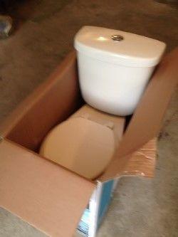 1 Almost new energy efficient toilet $35