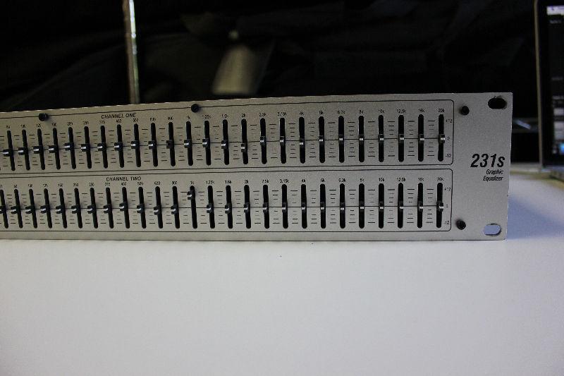 DBX 231s dual-channel 31-band graphic equalizer