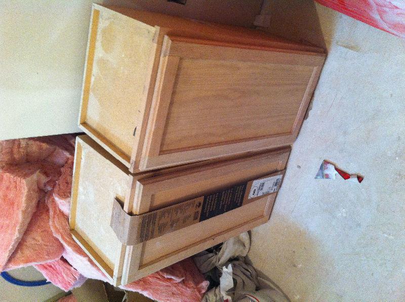 BRAND NEW Oak Cabinets